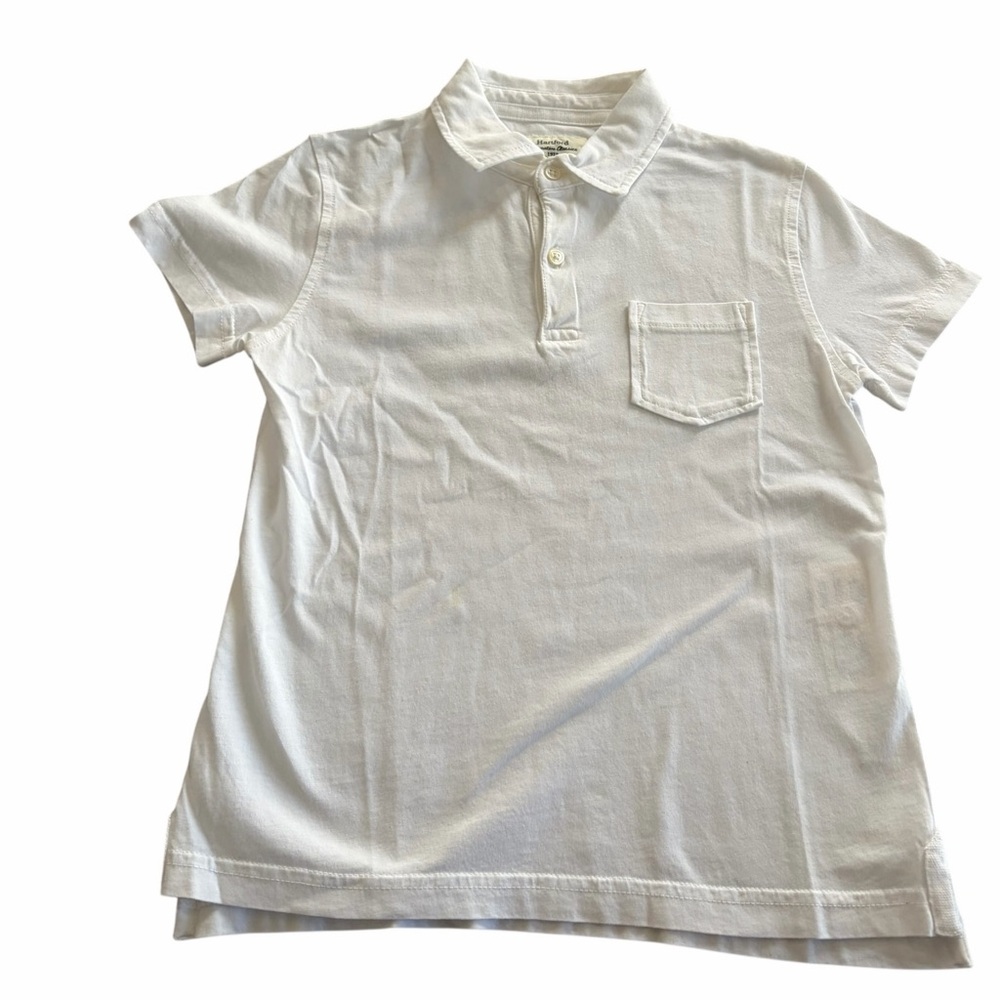 Hartford White Cotton Polo